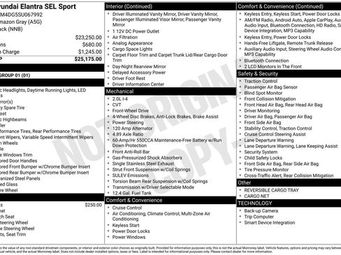 Certified 2025 Hyundai Elantra Sport image 28