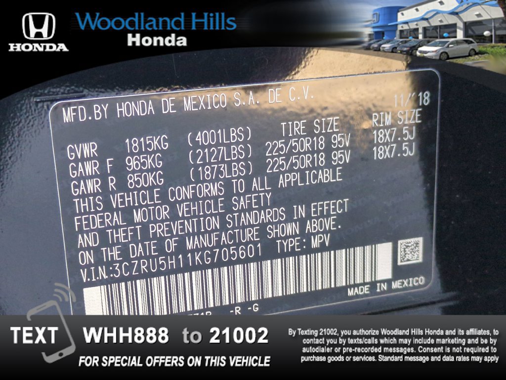 Used 2019 Honda HR-V Sport image 25