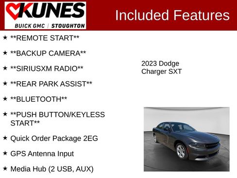 Used 2023 Dodge Charger SXT RWD image 2