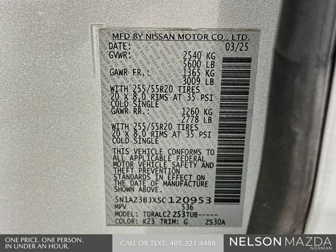 Used 2025 Nissan Murano SV FWD image 31