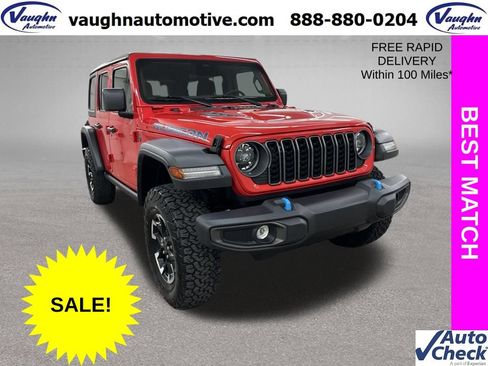 Used 2025 Jeep Wrangler Unlimited Rubicon 4xe w/ Safety Group AWD/4WD image 1
