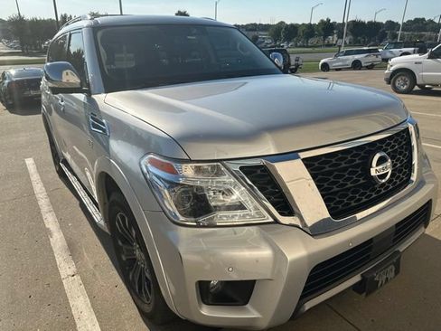 Used 2019 Nissan Armada Platinum w/ Captain's Chairs Package AWD/4WD image 2