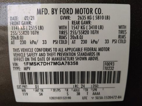 Used 2021 Ford Explorer XLT w/ Equipment Group 202A image 33