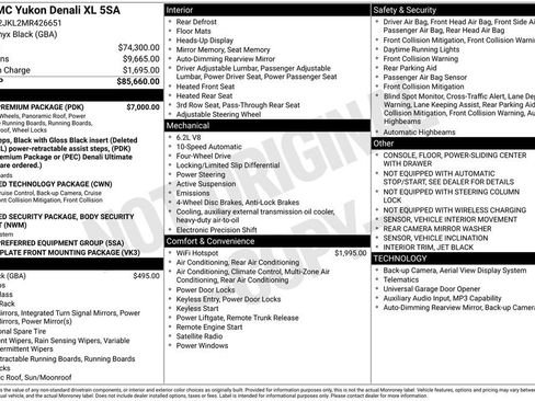 Used 2021 GMC Yukon XL Denali w/ Denali Premium Package image 34