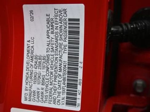 New 2026 Honda Civic Sport image 7