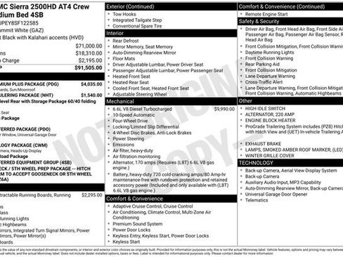 Certified 2025 GMC Sierra 2500 AT4 w/ AT4 Premium Plus Package image 52