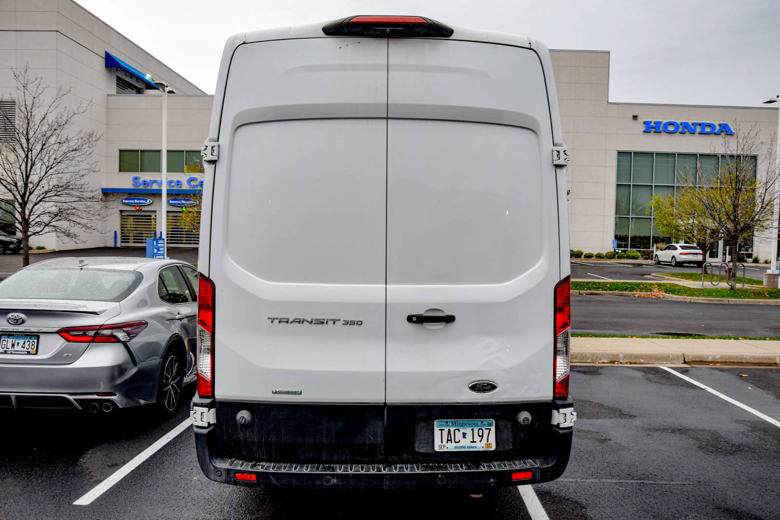 Used 2020 Ford Transit 350 148 High Roof Extended w/ Exterior Upgrade Package RWD image 16
