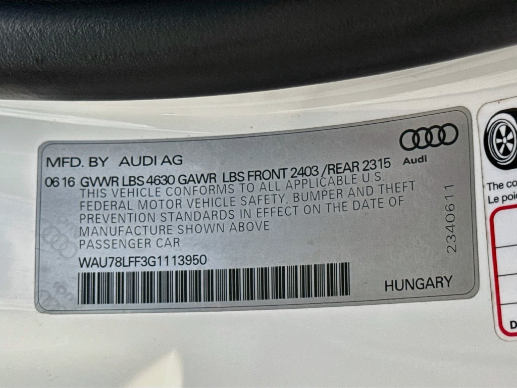 Used 2016 Audi A3 2.0T Premium AWD/4WD image 38
