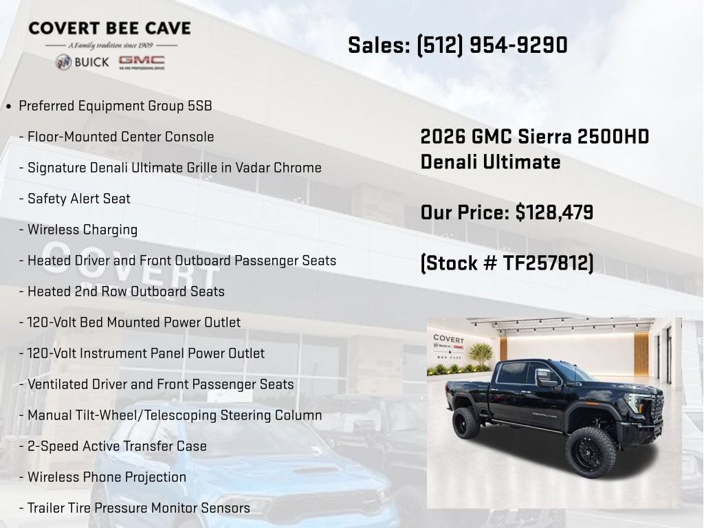 New 2026 GMC Sierra 2500 Denali Ultimate AWD/4WD image 13