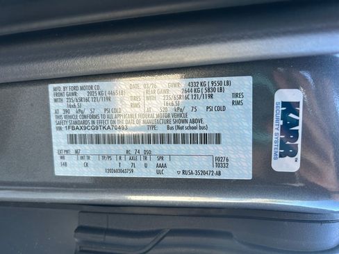 New 2026 Ford Transit 350 148 Medium Roof Wagon AWD image 13