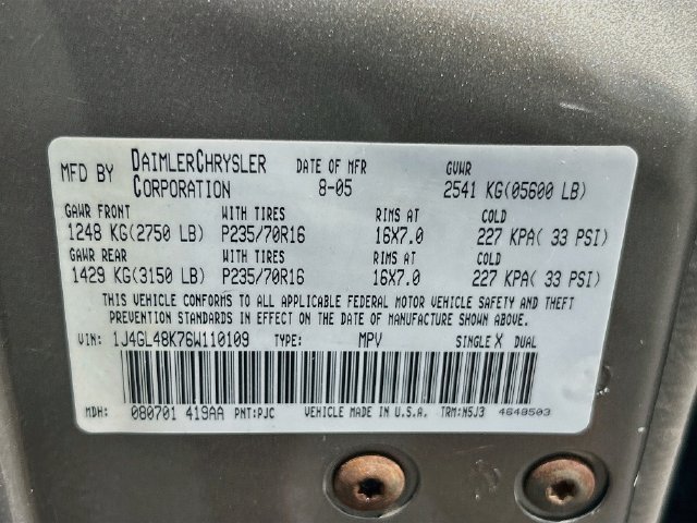 Used 2006 Jeep Liberty Sport AWD/4WD image 36