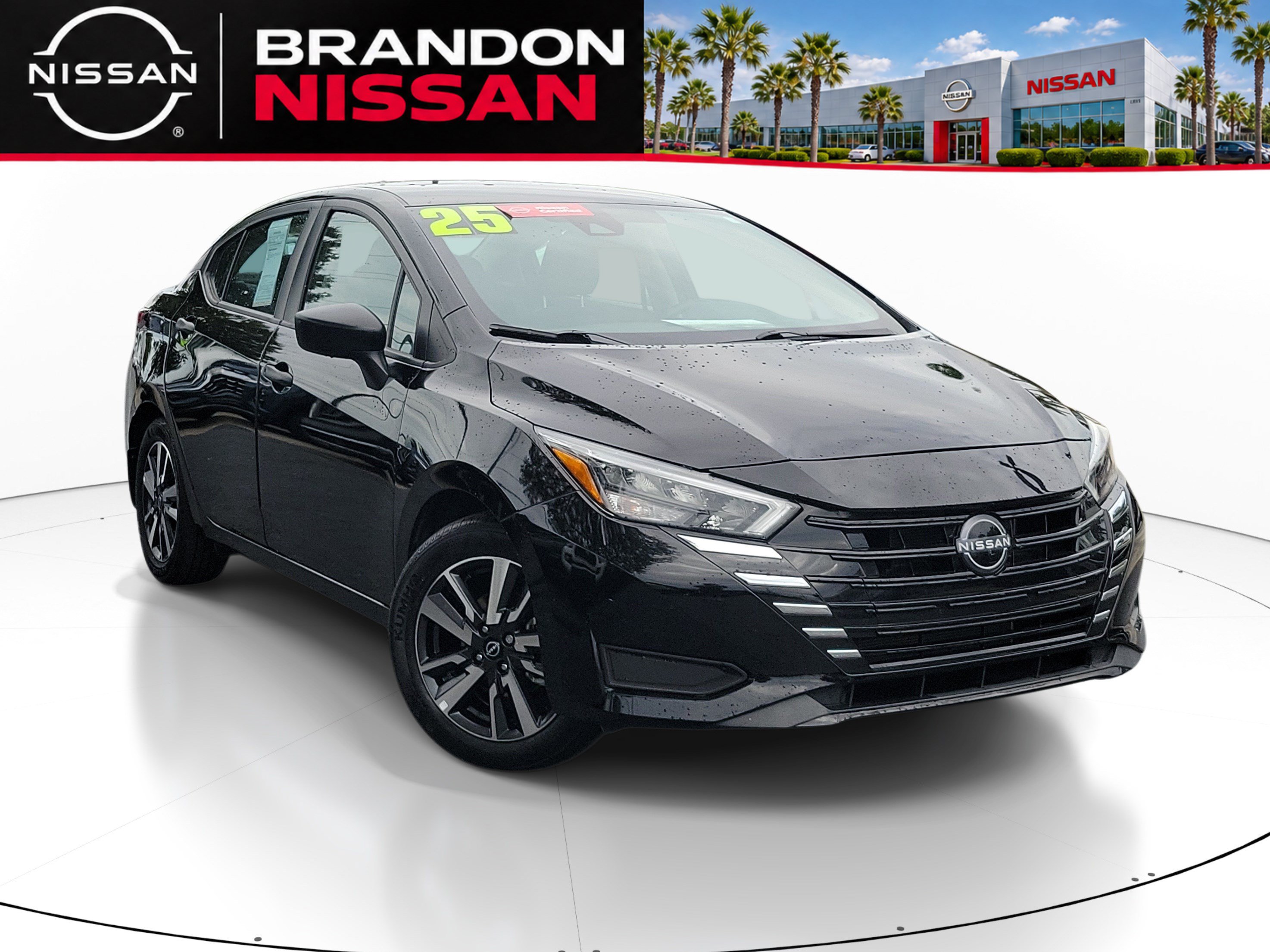 Certified 2025 Nissan Versa S w/ S Plus Package FWD image 1