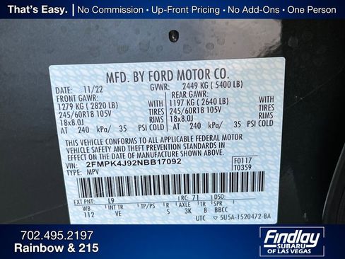 Used 2022 Ford Edge SEL w/ Convenience Package image 33