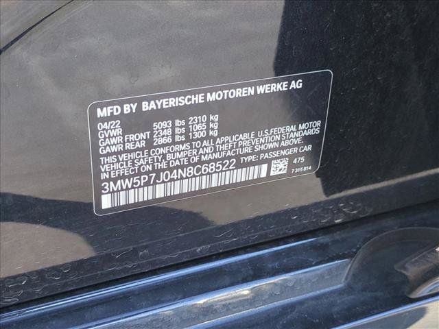 Used 2022 BMW 330e w/ Convenience Package RWD image 19