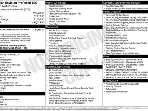Used 2023 Buick Envision Preferred image 2