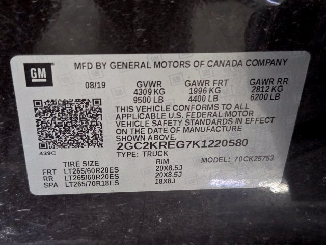 Used 2019 Chevrolet Silverado 2500 W/T AWD/4WD image 6