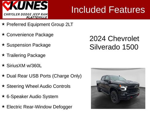 Used 2024 Chevrolet Silverado 1500 LT Trail Boss AWD/4WD image 2