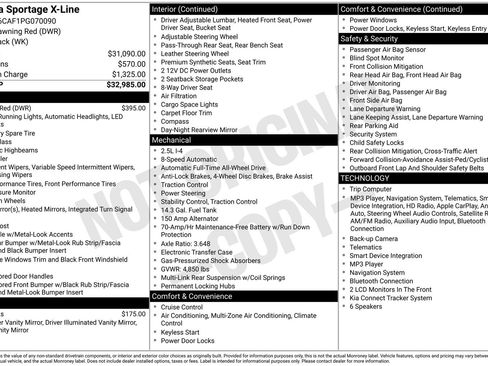 Certified 2023 Kia Sportage X-Line AWD/4WD image 29