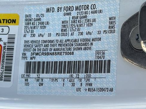 Used 2025 Ford Bronco Sport Big Bend AWD/4WD image 30