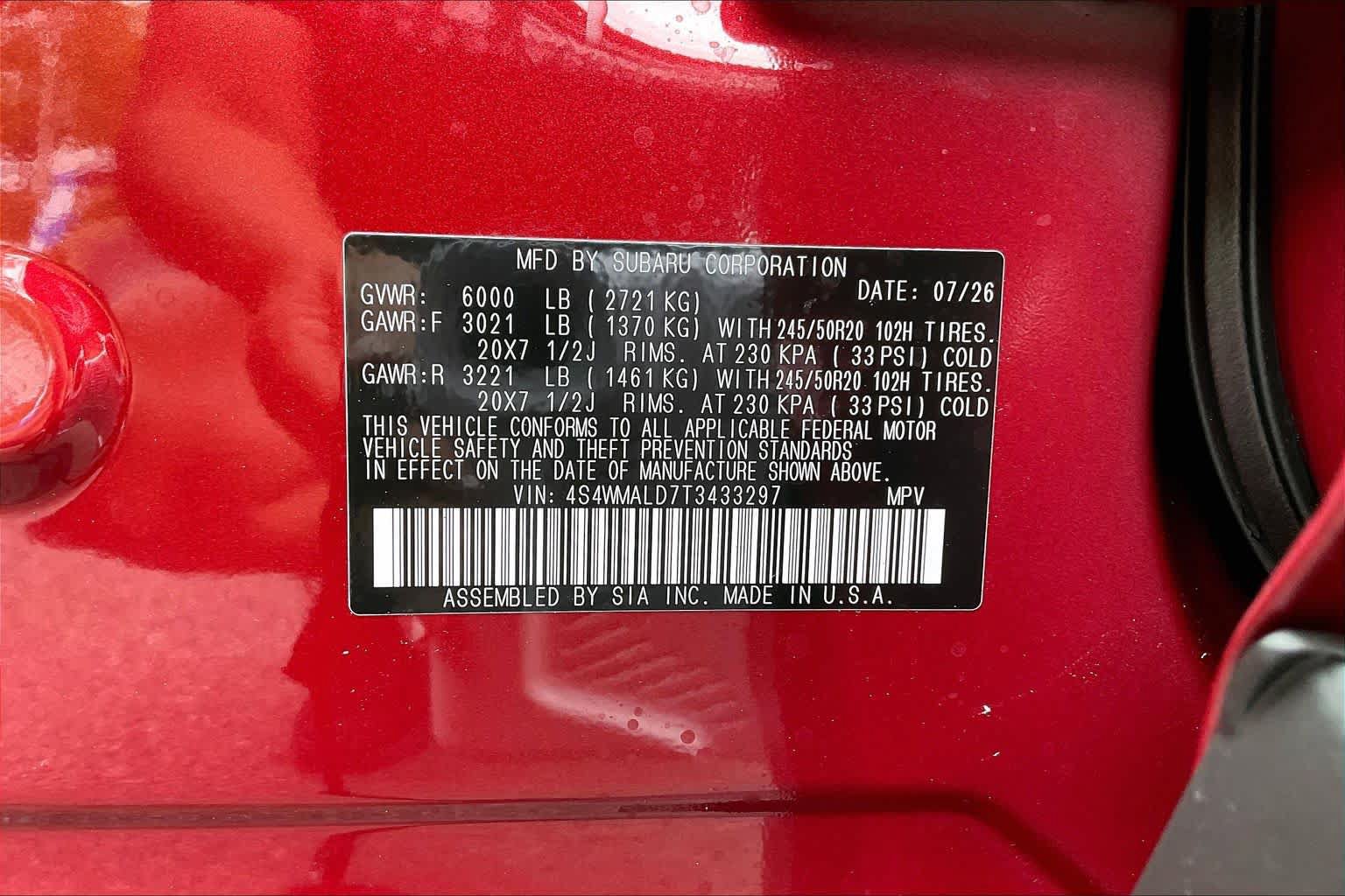 New 2026 Subaru Ascent Bronze Edition AWD/4WD image 22