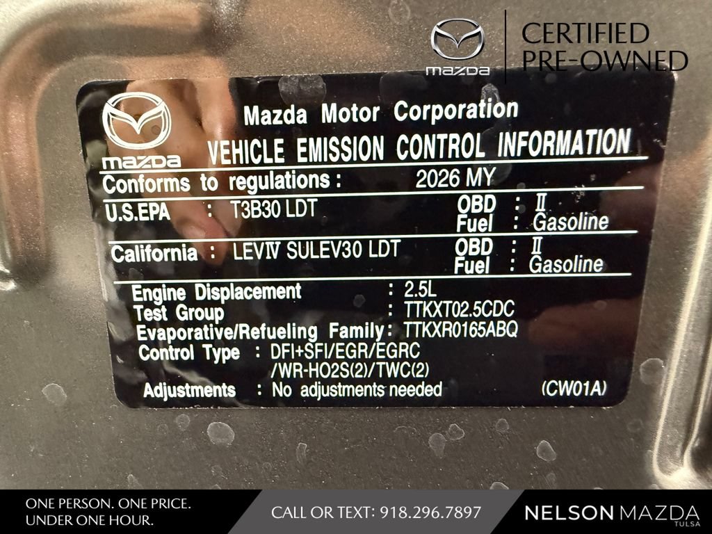 Certified 2026 MAZDA CX-50 AWD 2.5 Hybrid w/ Weather Package image 47