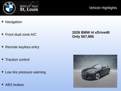 Used 2026 BMW i4 xDrive40i AWD/4WD image 8