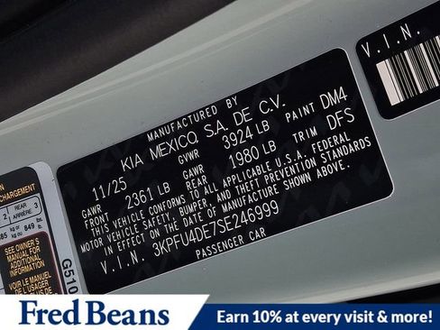 New 2025 Kia K4 EX image 16