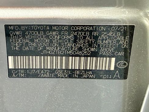 Used 2021 Lexus IS 350 F Sport w/ Accessory Package RWD image 35