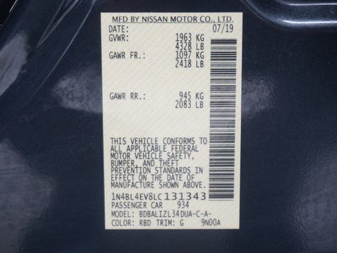 Used 2020 Nissan Altima 2.5 SL image 31