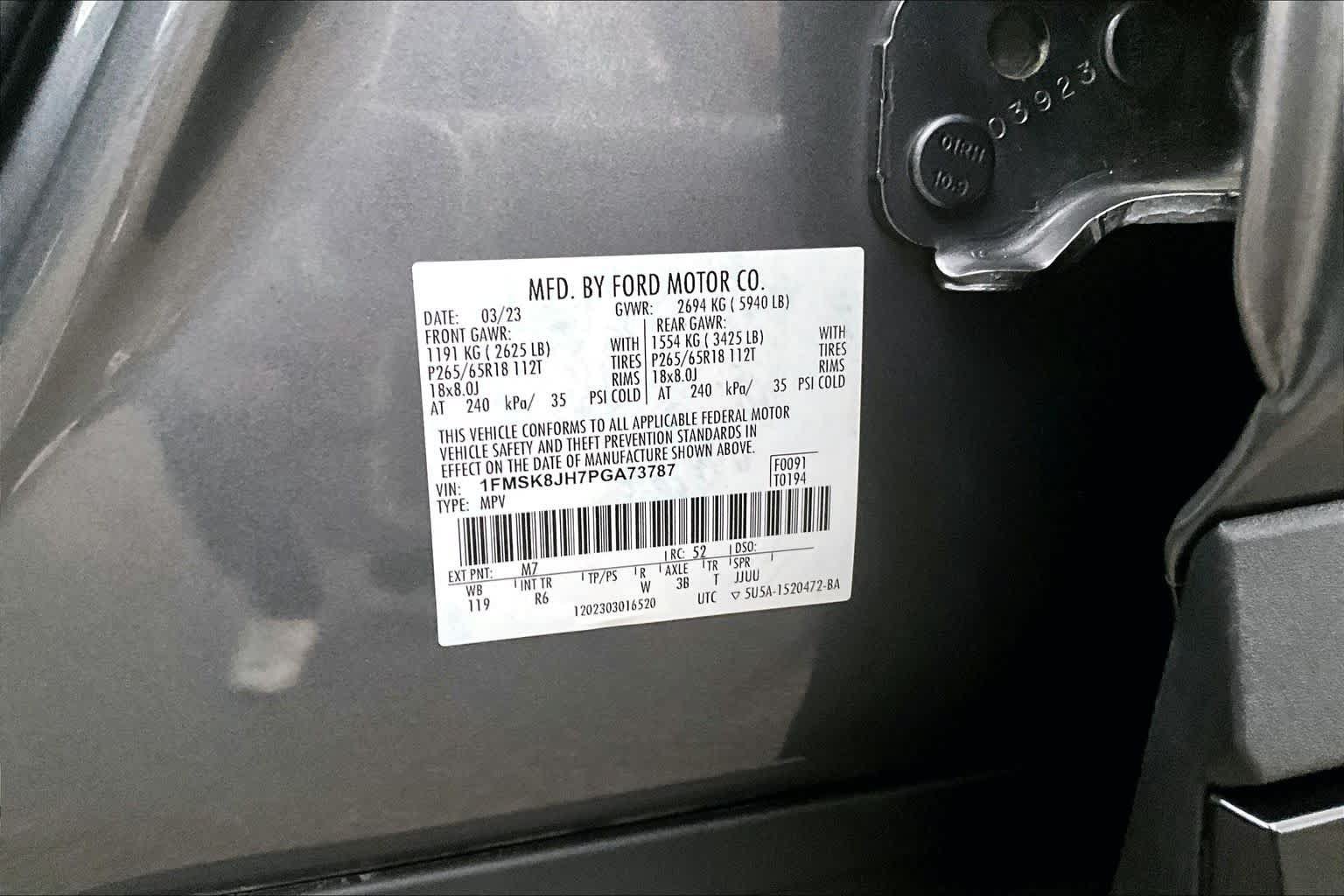 Used 2023 Ford Explorer Timberline AWD/4WD image 38