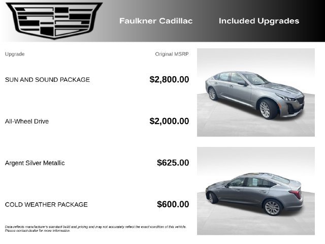 Used 2024 Cadillac CT5 Luxury w/ Sun And Sound Package AWD/4WD image 11