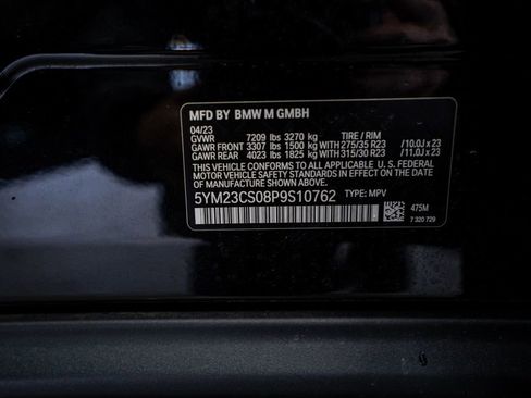 Used 2023 BMW XM Base image 61