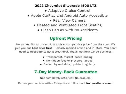 Used 2023 Chevrolet Silverado 1500 LTZ AWD/4WD image 2