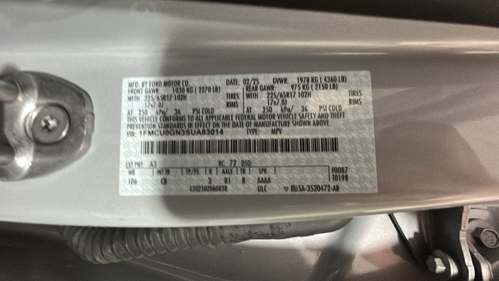 Used 2025 Ford Escape Active FWD image 11
