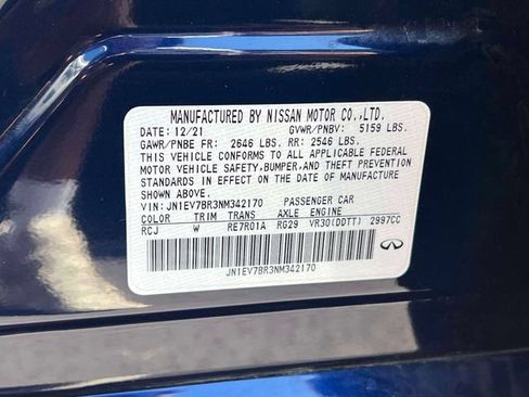 Used 2022 INFINITI Q50 Luxe w/ Cargo Package AWD/4WD image 20