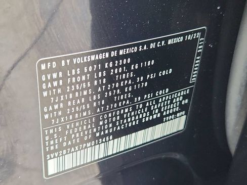 Certified 2023 Volkswagen Tiguan SE AWD/4WD image 16