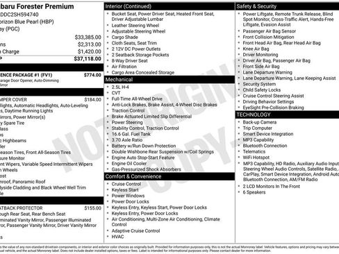Used 2025 Subaru Forester Premium w/ Convenience Package #1 AWD/4WD image 33