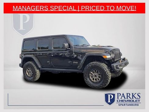 Used 2022 Jeep Wrangler Unlimited Rubicon w/ Trailer Tow Package AWD/4WD image 1