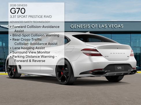 New 2026 Genesis G70 3.3T Sport Prestige RWD image 7