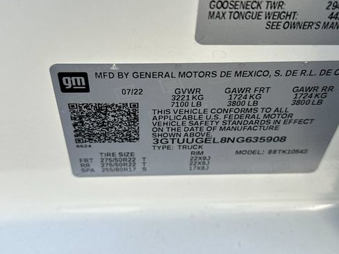 Used 2022 GMC Sierra 1500 Denali w/ Denali Reserve Package AWD/4WD image 27