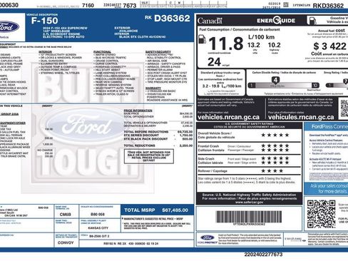 Used 2024 Ford F150 STX w/ STX Black Appearance Package AWD/4WD image 27
