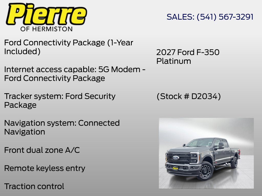New 2027 Ford F350 Platinum AWD/4WD image 6