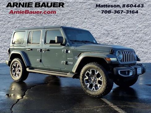 Used 2024 Jeep Wrangler Sahara w/ Technology Group image 1