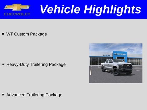 New 2026 Chevrolet Colorado W/T w/ WT Custom Package AWD/4WD image 2