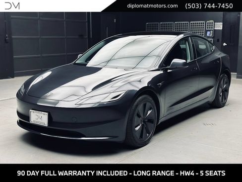 Used 2025 Tesla Model 3 Long Range AWD/4WD image 1