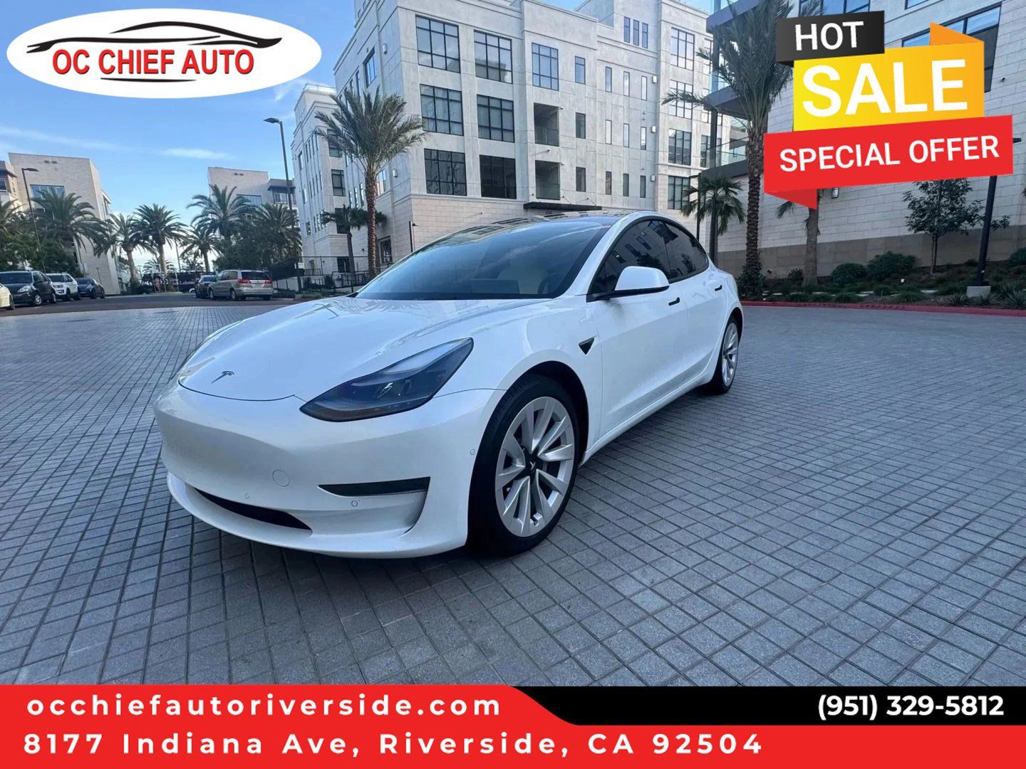 Used 2021 Tesla Model 3 Standard Range Plus RWD image 1