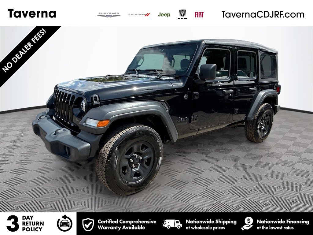 Certified 2022 Jeep Wrangler Unlimited Sport AWD/4WD image 1