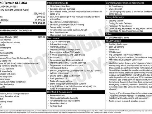 Certified 2019 GMC Terrain SLE FWD image 5
