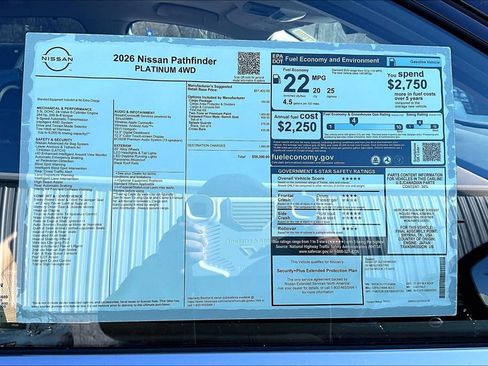 New 2026 Nissan Pathfinder Platinum w/ Cargo Package image 14