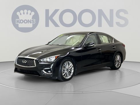 Used 2021 INFINITI Q50 Luxe w/ Cargo Package RWD image 4